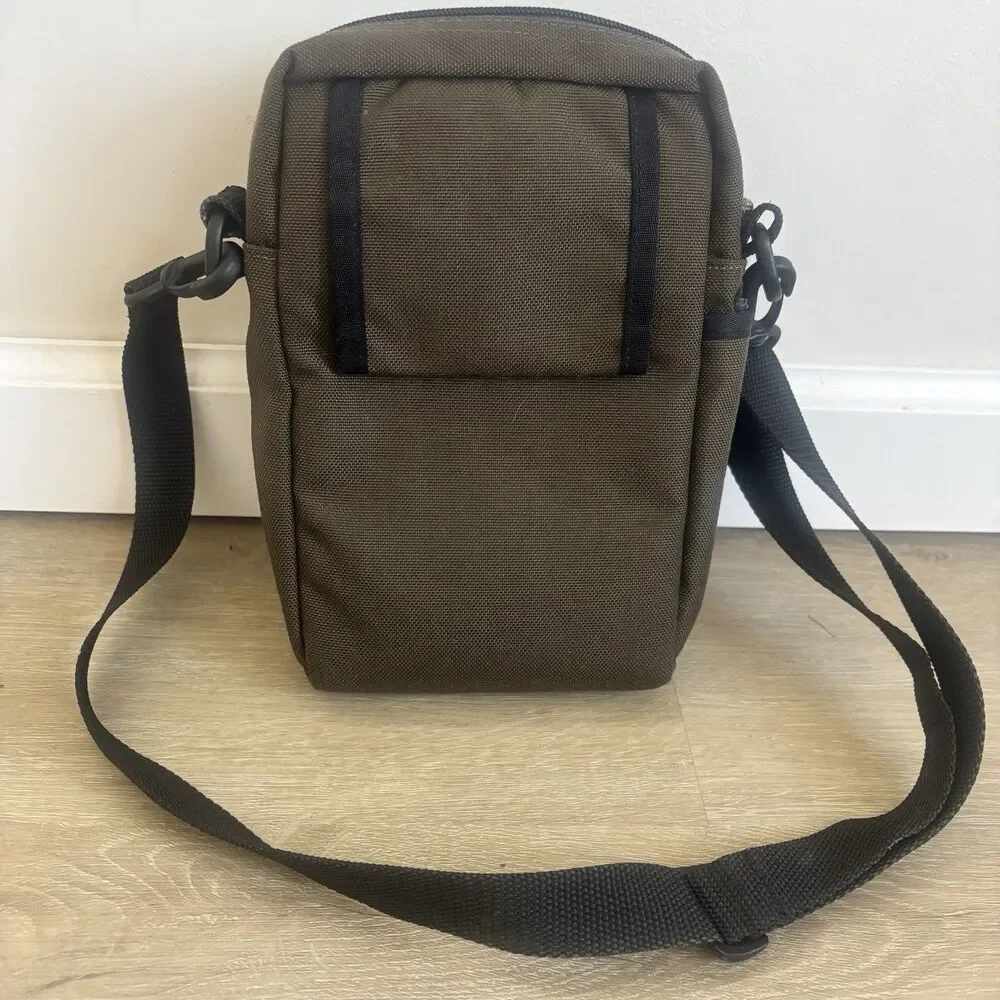 Vintage Timberland Crossbody Bag Olive Drab Canvas Mini Sling Shoulder Travel